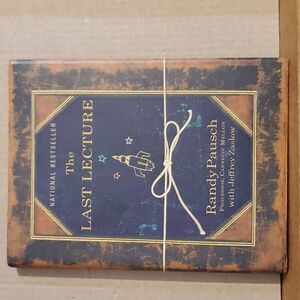 2/$8 📚 The Last Lecture Randy Pausch, Jeffrey Zaslow hardcover book